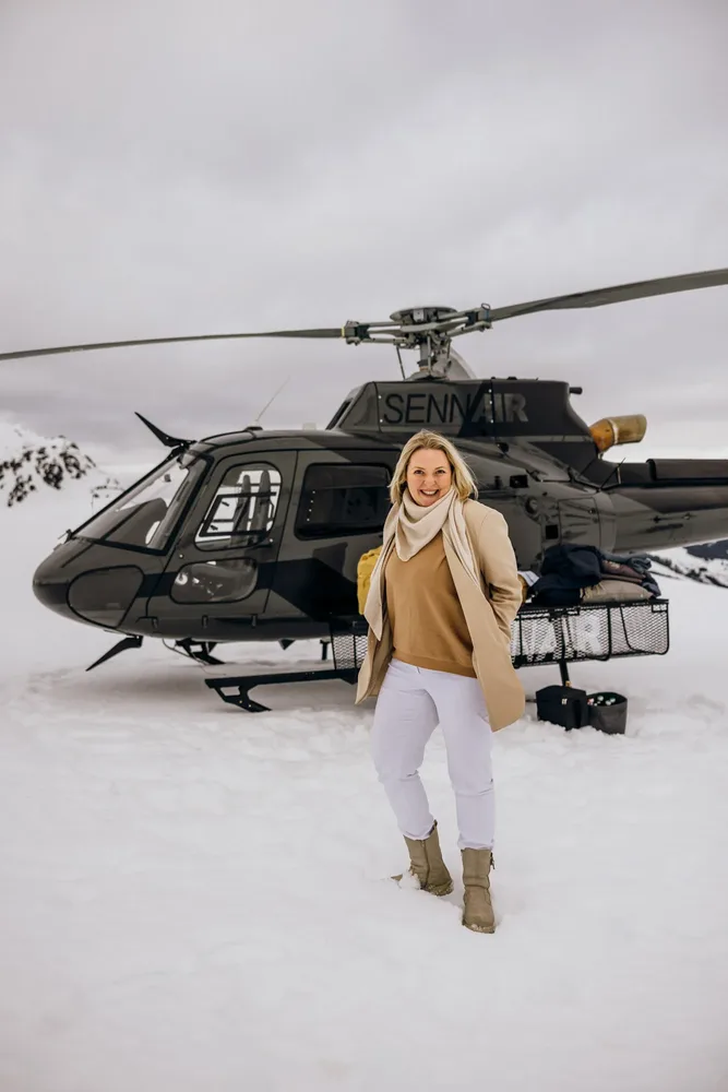 Martina Anders bei einem Elopement in den Alpen